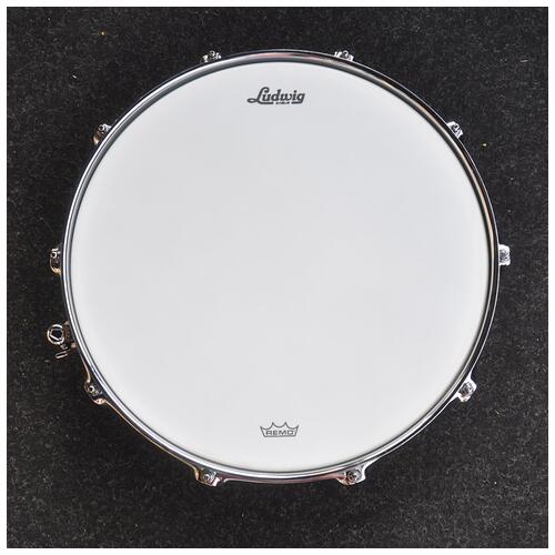 Image 5 - Ludwig LB464R 14″ x 6.5″ Raw Brass Phonic Snare Drum